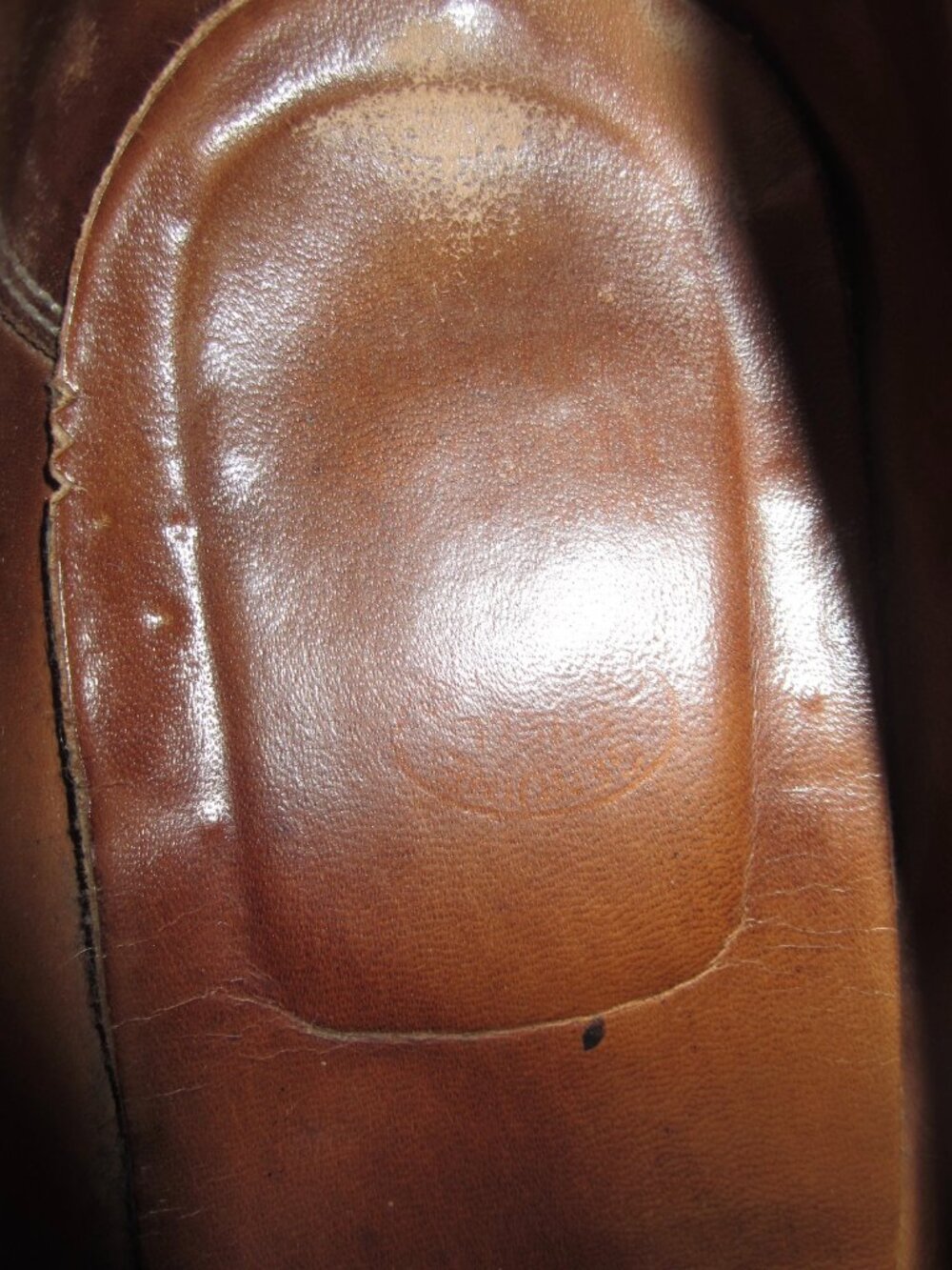 BROOKS BROTHERS x ALDEN Shell Cordovan Plain Toe Bluchers Shoes Men's 10 1/2 D - Picture 13 of 14